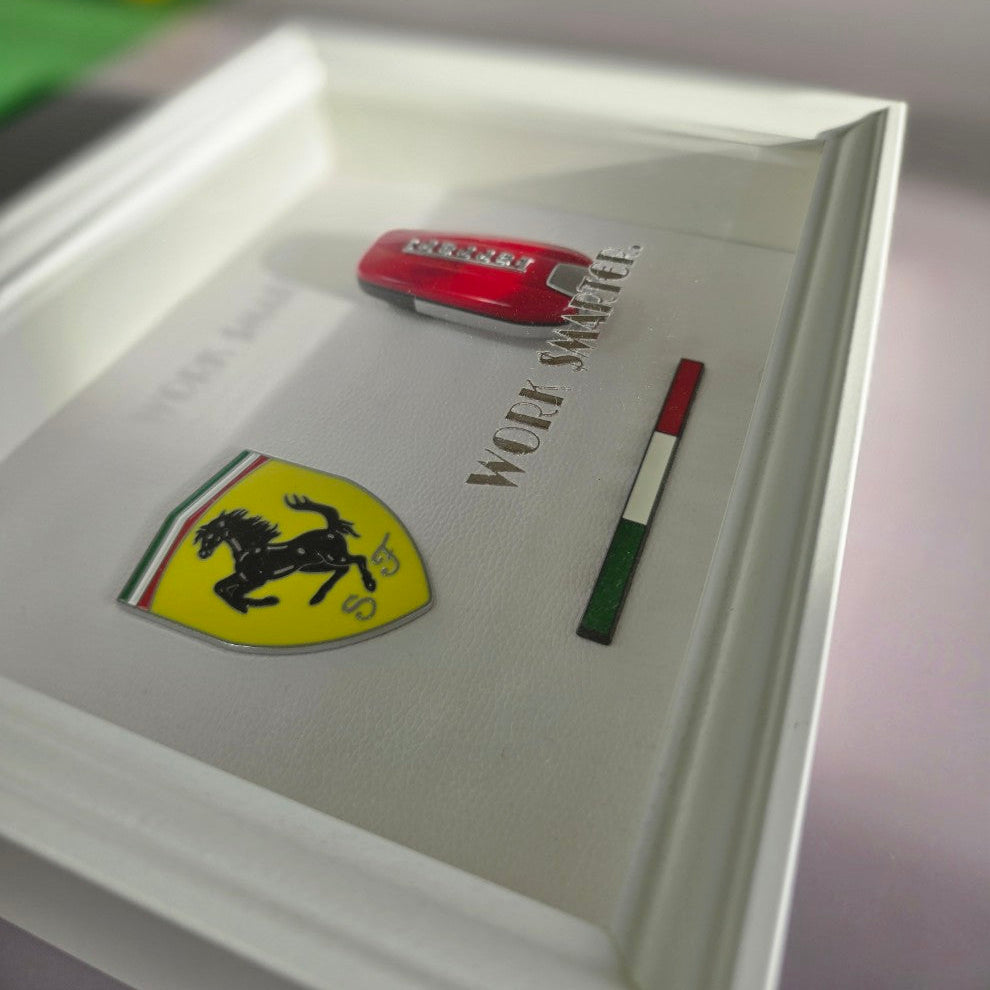 WORK SMARTER - Ferrari Key Frame | White Edition