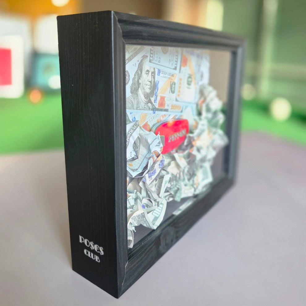 WORK SMARTER - Ferrari Key & Money Frame