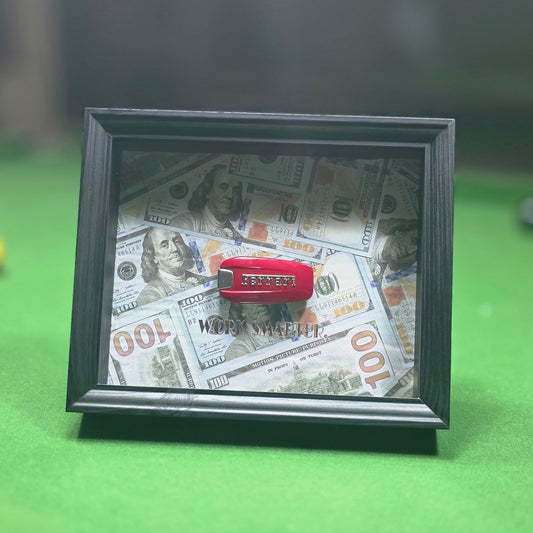 WORK SMARTER - Ferrari Key & Money Frame | Flat Edition