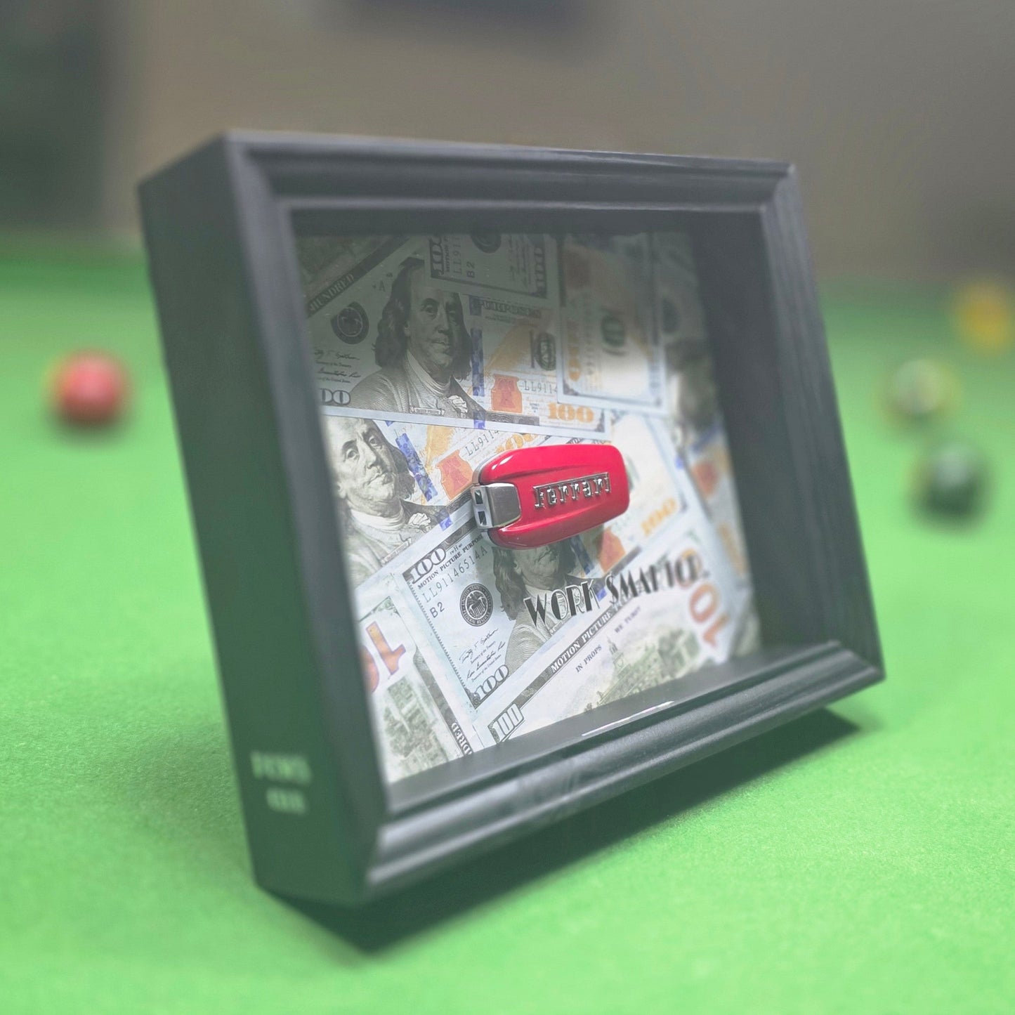 WORK SMARTER - Ferrari Key & Money Frame | Flat Edition