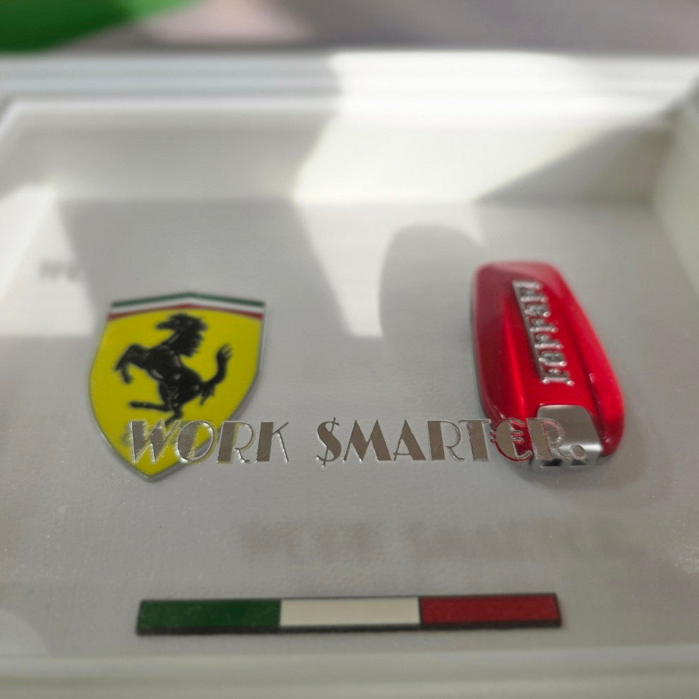 WORK SMARTER - Ferrari Key Frame | White Edition