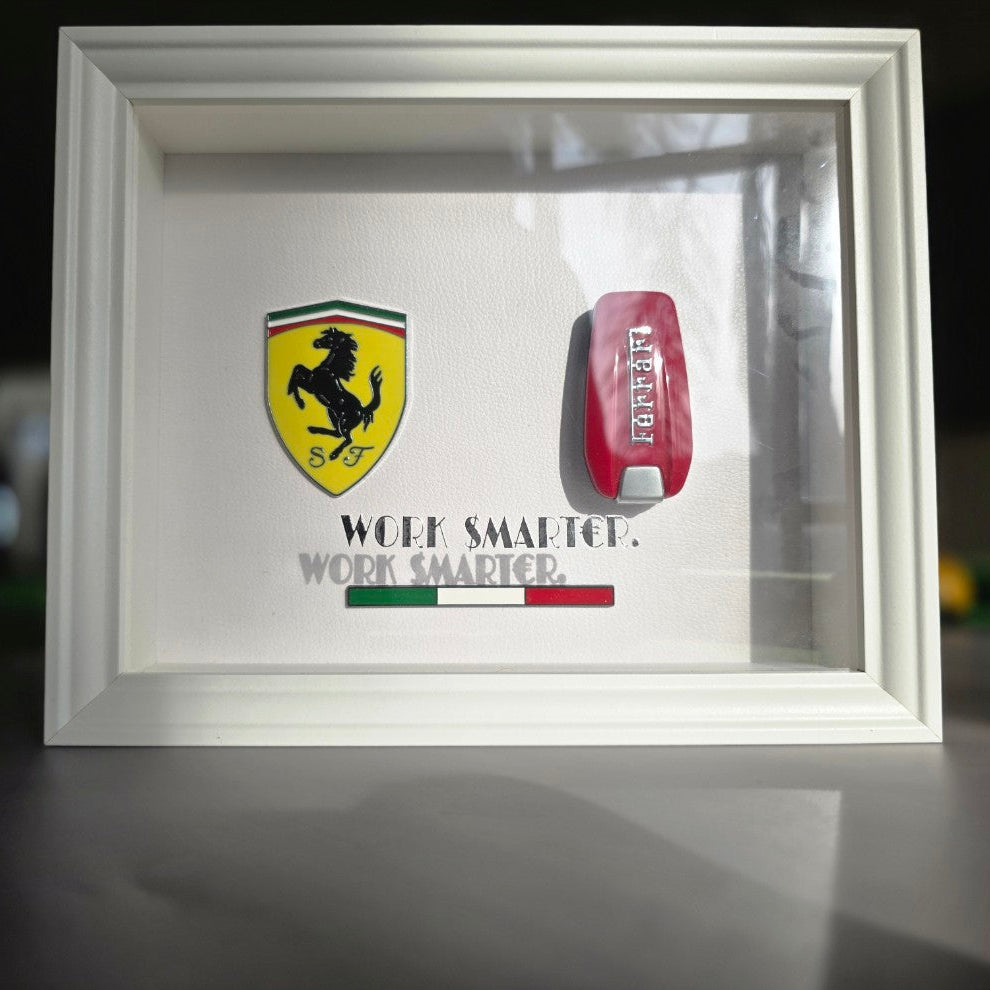 WORK SMARTER - Ferrari Key Frame | White Edition