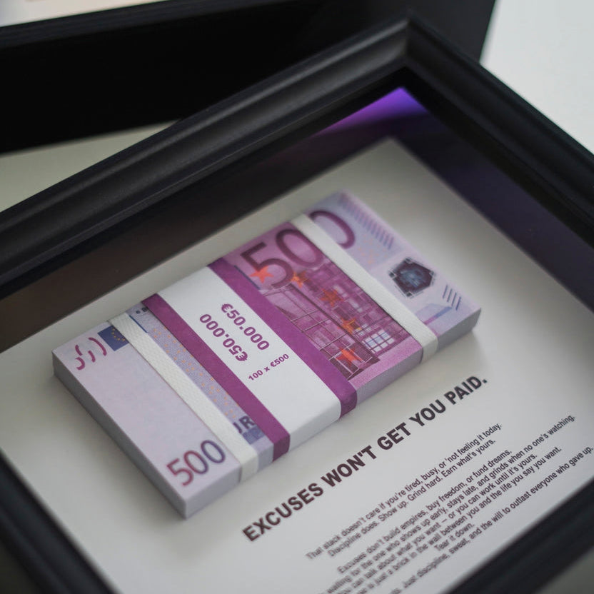 EXCUSES WON'T GET YOU PAID - Money Frame