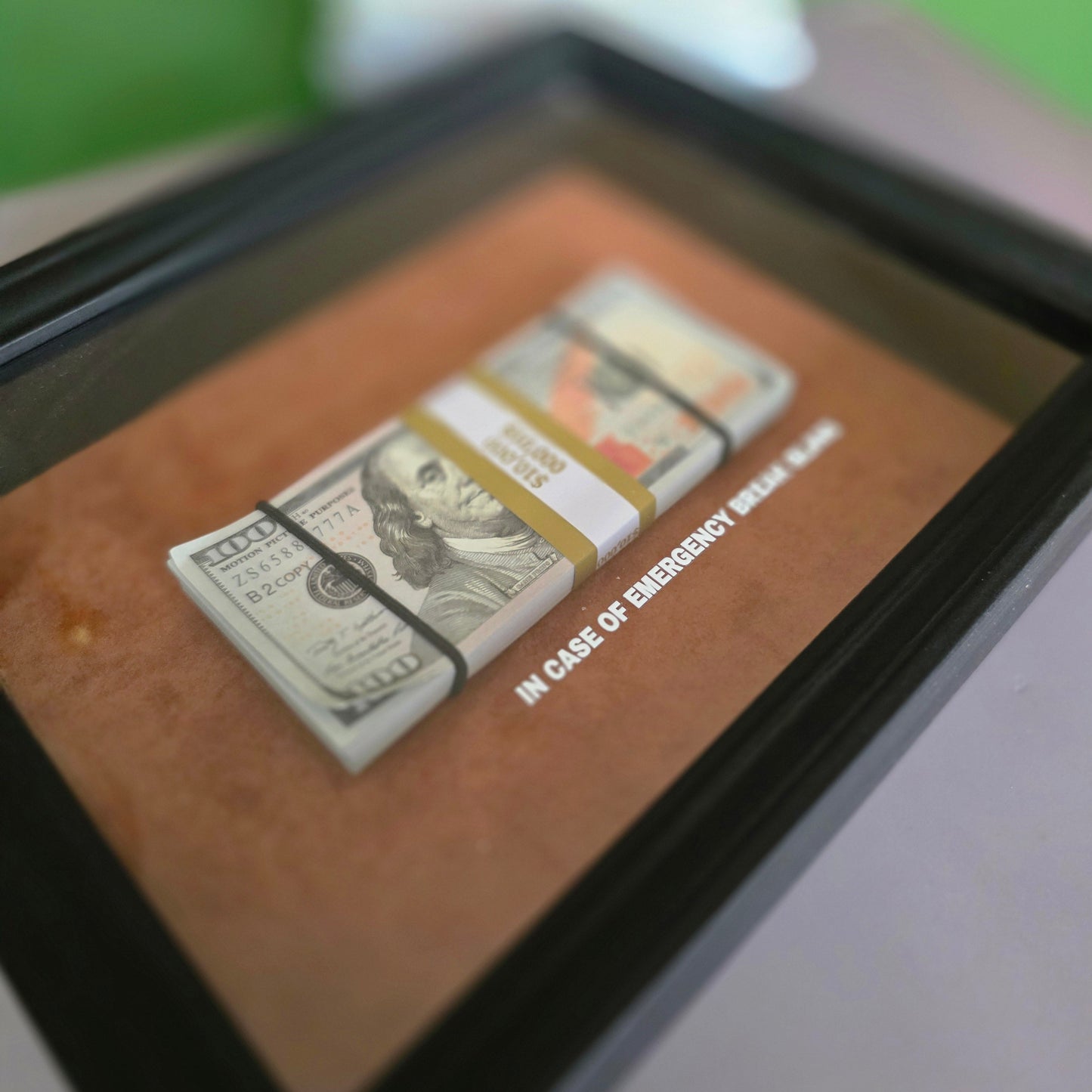 BREAK GLASS - $10,000 Frame
